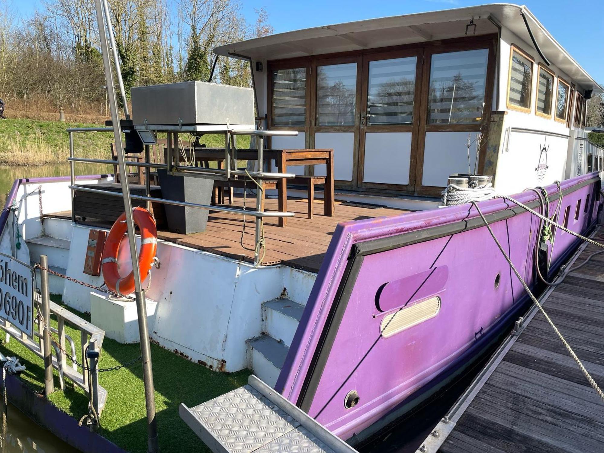 Nuit Insolite A Bord D'Une Peniche, 6 Personnes 贝尔格 外观 照片
